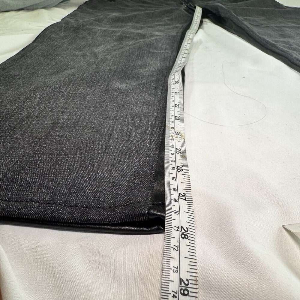 Abercrombie & Fitch The Ankle Straight Ultra High Rise Curve Love 37/24L Black - Picture 11 of 12